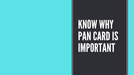 Know Why Pan Card Is Important And Its Various Uses 2019 Updated 